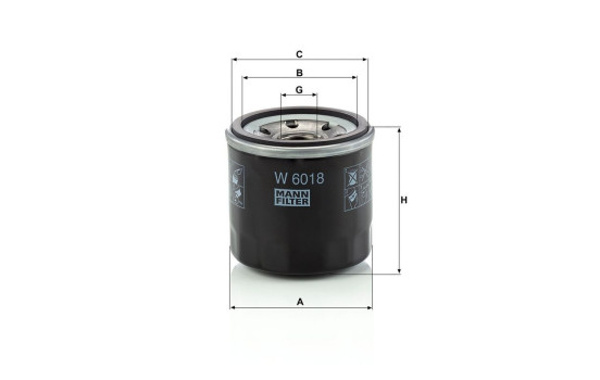 Oil Filter W 6018 Mann, Image 4