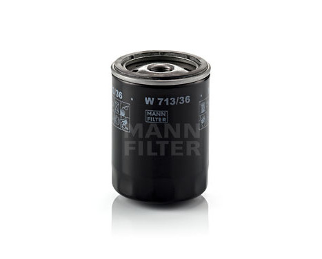 Oil Filter W 713/36 Mann, Image 2