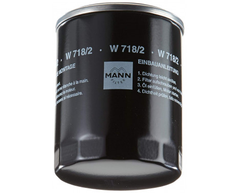 Oil Filter W 718/2 Mann, Image 2