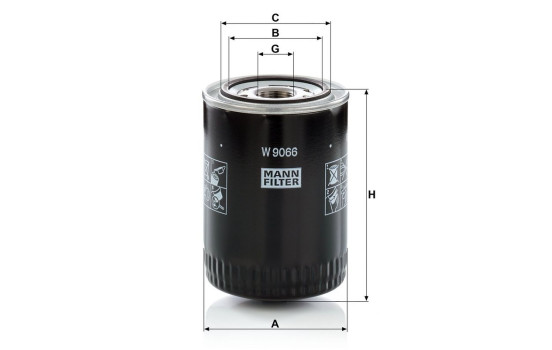 Oil Filter W 9066 MANN-FILTER, Image 3