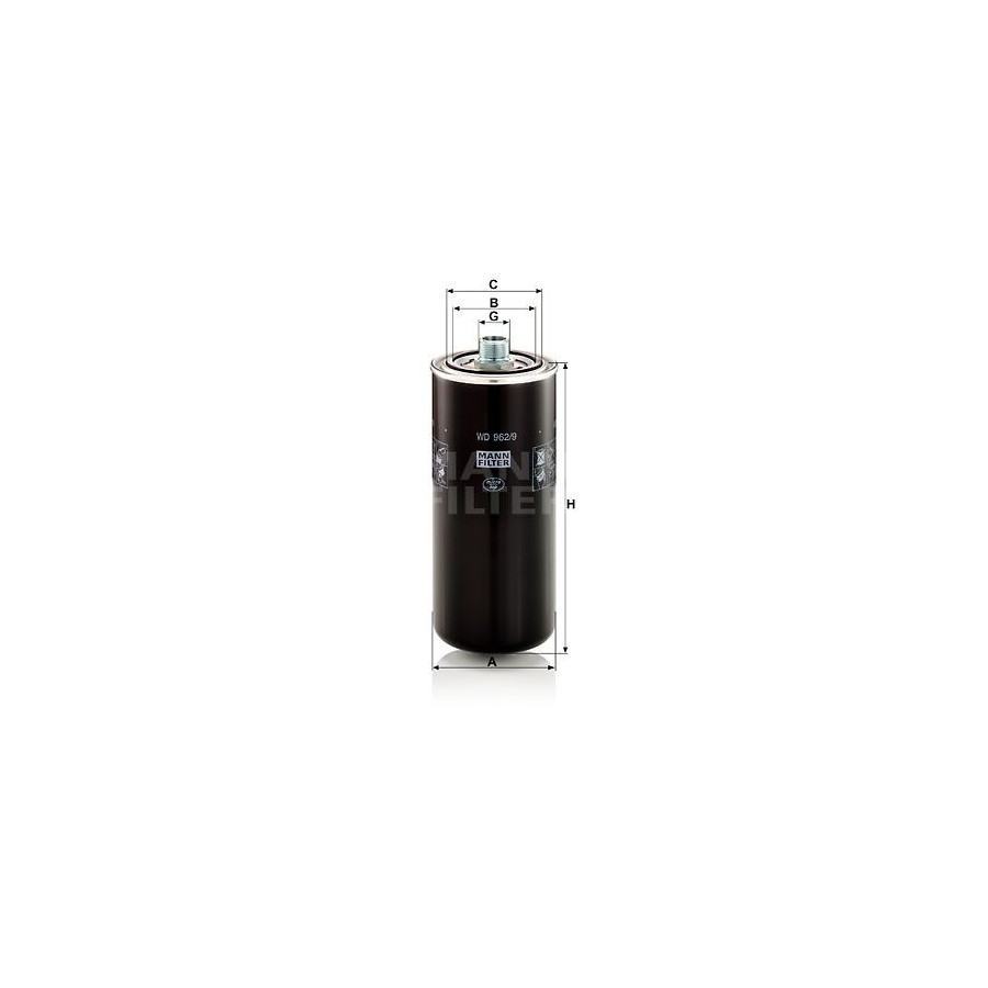 Oil Filter WD 962/9 Mann | Winparts.co.uk - Oil filters