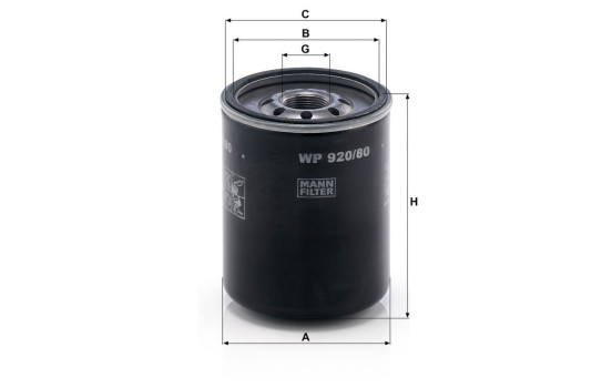 Oil Filter WP 920/80 Mann, Image 6