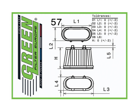 Replacement filter Green, Image 2