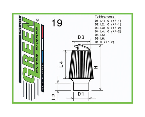 Replacement filter Green, Image 2
