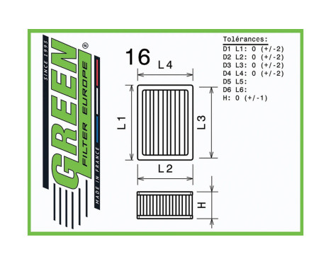 Replacement filter Green, Image 2