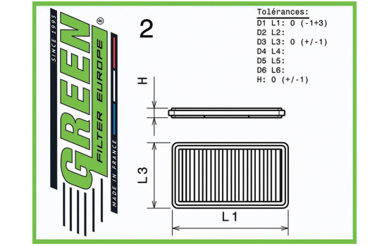 Replacement filter Green, Image 2