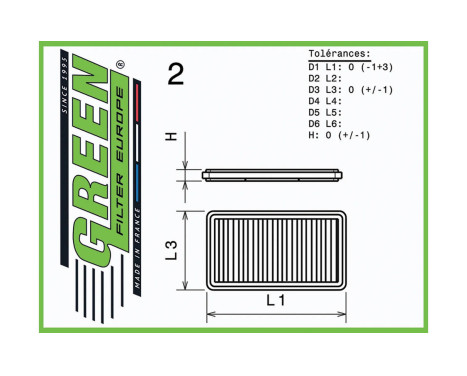 Replacement filter Green, Image 2
