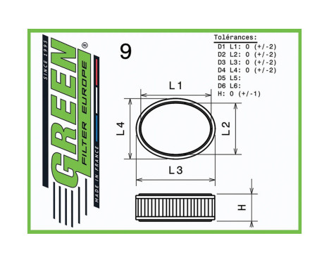 Replacement filter Green, Image 2