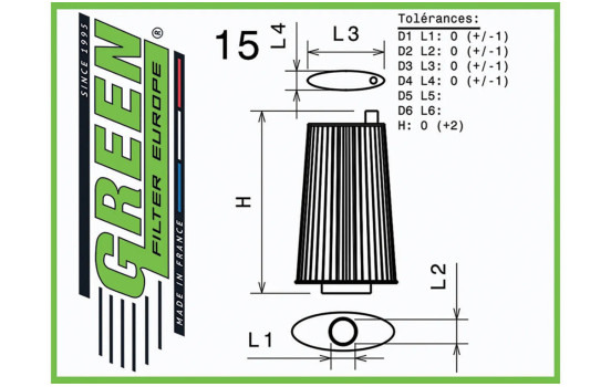 Replacement filter Green, Image 2