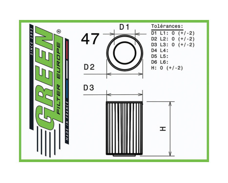 Replacement filter Green, Image 2