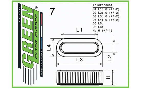 Replacement filter Green, Image 2