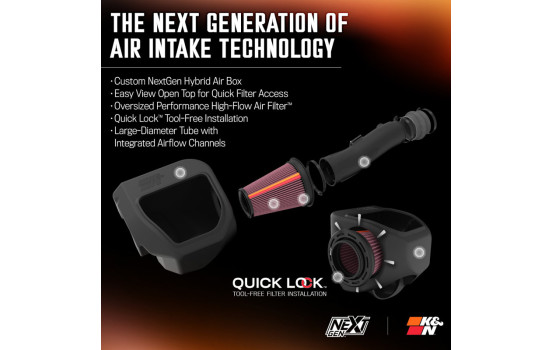 K&N NextGen Cold Air Intake fits RAM 1500 excl. RHO 3.0L L6 2025- (50-1598) K&N, Image 6