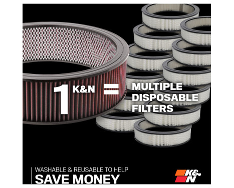 K&N replacement filter fits Mercedes C-Class/GLC/SL/AMG GT L4 2.0 2023- (E-0632) K&N, Image 6