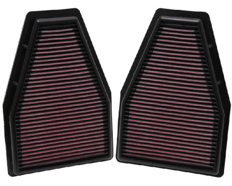 K&N Replacement Filter Fits Porsche 911 3.4L-H6 2012-2014 (2 Per Box) (33-2484) K&N, Image 2