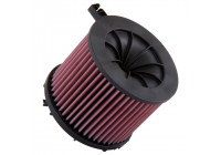 K&N replacement filter suitable for Audi A4 (8W/B9) / A5 (F5) / Q5 (FY) 2.0 (Diesel incl. Quattro) 20 E-0648 K&N