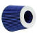 K & N RG-Series universal replacement filter with 3 connection Diameters Blue (RG-1001BL), Thumbnail 2
