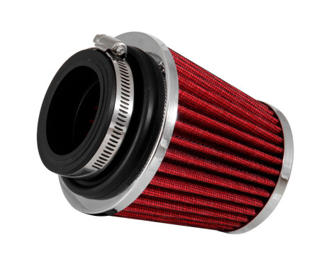 K&N RG-Series universal replacement filter with 3 connection diameters - Length 114mm - Red (RG-1003RD-L, Image 2