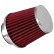 K&N RG-Series universal replacement filter with 3 connection diameters - Length 114mm - Red (RG-1003RD-L, Thumbnail 3