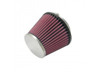 K & N universal conical filter 70mm connection, 129mm base, 89mm top, 102mm height (RC-5128)