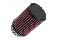 K & N universal cylindrical filter 64mm connection, 89mm external, 127mm Height (RD-0710)