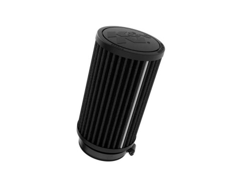 K&N Universal Dryflow Black Air Filter Round 64mm connection, 89mm diameter, 152mm height (RU-3131