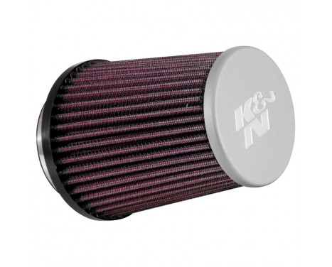 K&N universal replacement filter Conical 76mm connection + silver top (RE-5287)