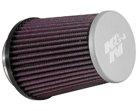 K&N universal replacement filter Conical 76mm connection + silver top (RE-5287), Image 3