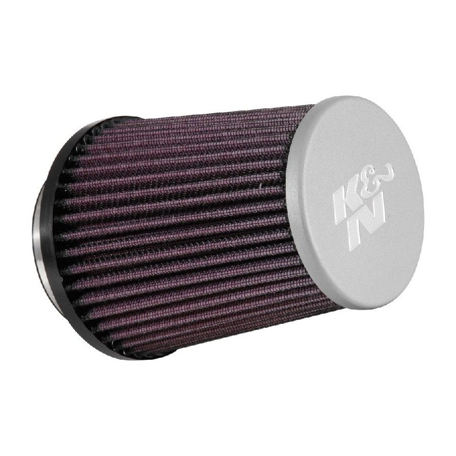 K&N universal replacement filter Conical 76mm connection + silver