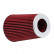 K&N RG-series universal replacement filter with 3 connection diameters Red (RG-1002RD) Type 2