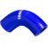 Samco Oil / Petrol resistant blue 90 ° 11mm 63mm