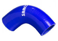 Samco Oil / Petrol resistant blue 90 ° 54mm 102mm