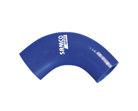 Samco Oil / Petrol resistant blue 90 ° 54mm 102mm, Image 2