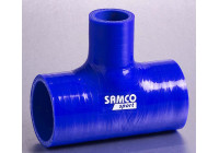 Samco Silicon T-Piece blue 76/25 102mm
