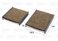 Cabin filter 701007 Valeo