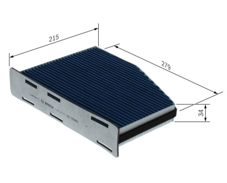 Cabin filter A8615 Bosch, Image 5