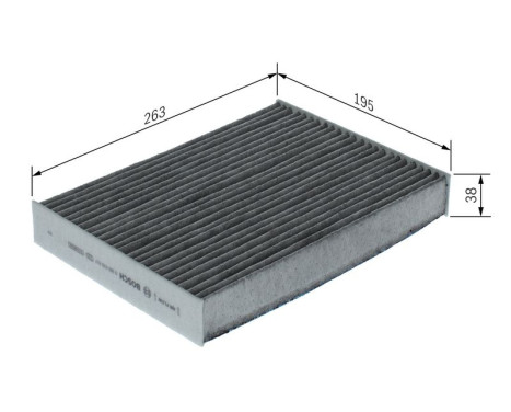 Cabin filter A8637 Bosch, Image 5