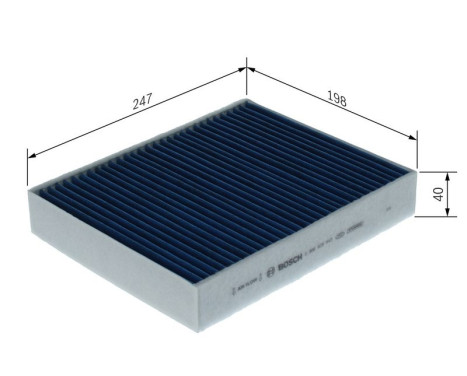 Cabin filter A8643 Bosch, Image 5