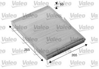 Filter, interior air CLIMFILTER COMFORT 698276 Valeo