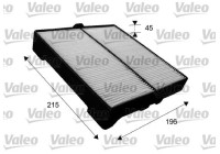 Filter, interior air CLIMFILTER COMFORT 715651 Valeo