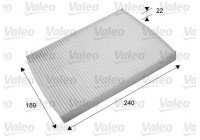 Filter, interior air CLIMFILTER COMFORT 715660 Valeo
