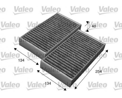Filter, interior air CLIMFILTER PROTECT 715544 Valeo