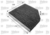 Filter, interior air CLIMFILTER PROTECT 715580 Valeo