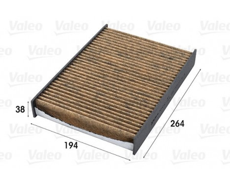 Filter, interior air CLIMFILTER SUPREME 701012 Valeo