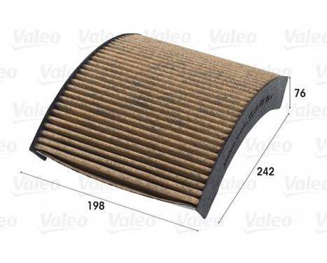 Filter, interior air CLIMFILTER SUPREME 701019 Valeo