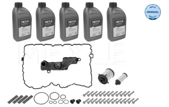 Article set, automatic oil change