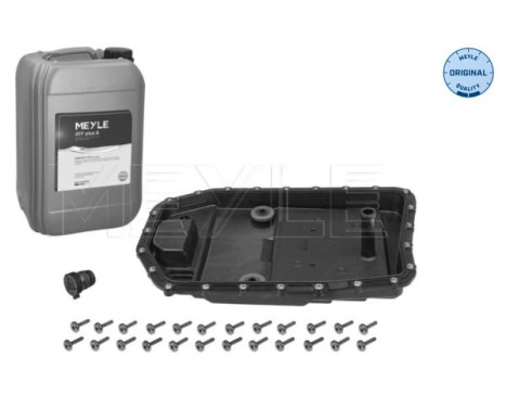 Article set, automatic oil change