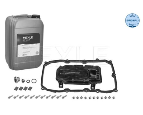 Article set, automatic oil change