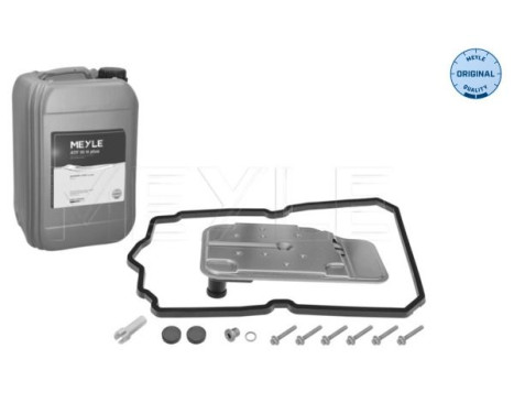 Article set, automatic oil change