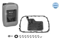 Article set, automatic oil change