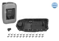 Article set, automatic oil change